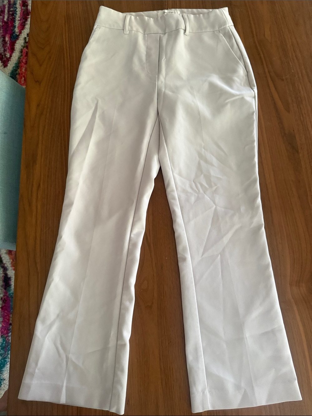 Tailored Women's White Dress Pants